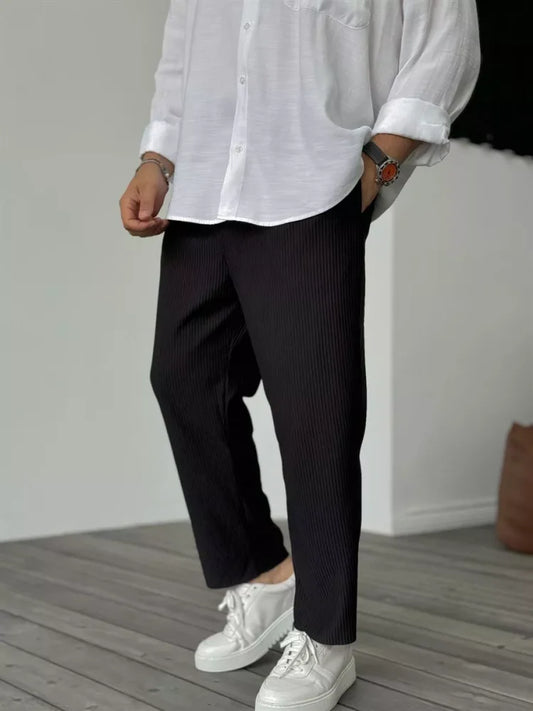 Diego - Pantalón plisado hombre casual