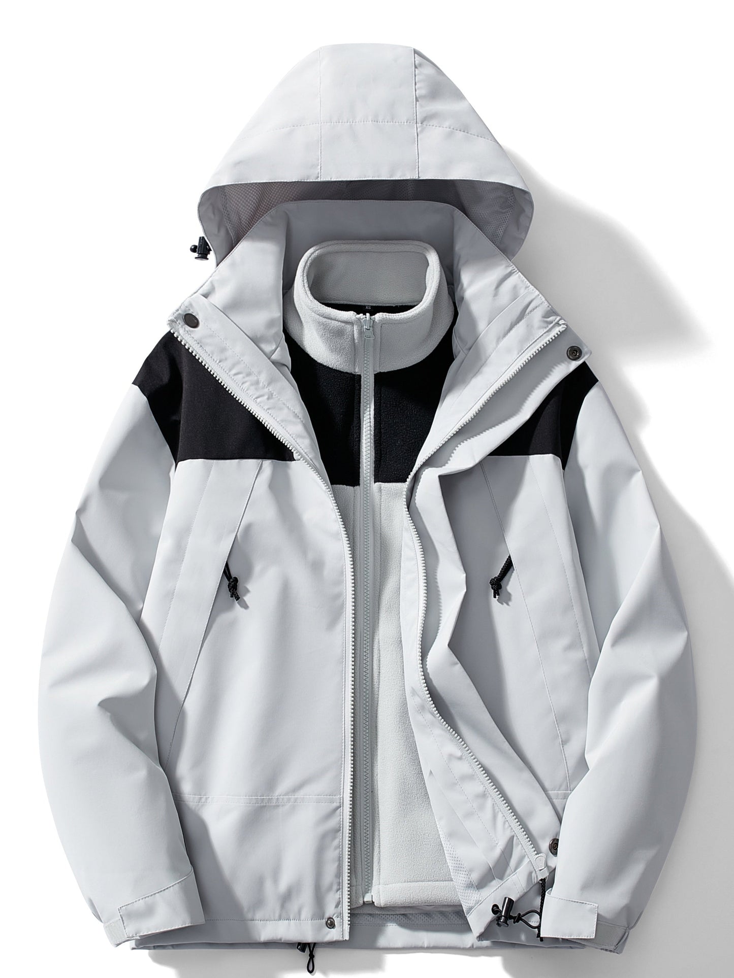 Diego - Chaqueta impermeable de hombre con forro desmontable