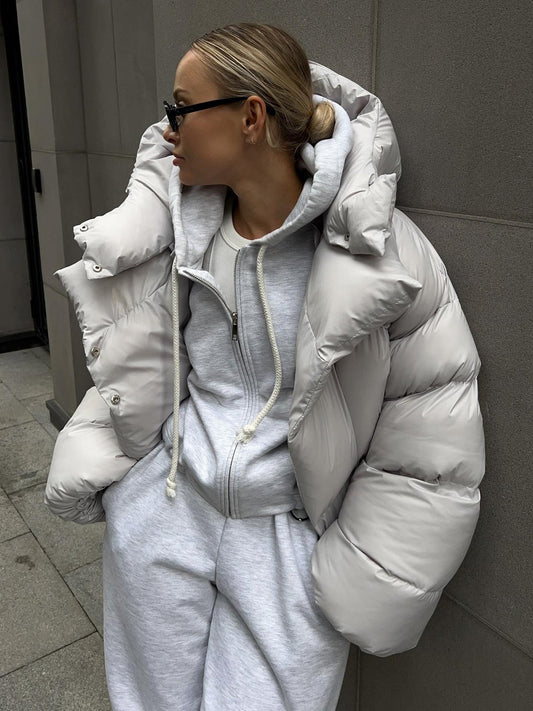 Claudia – Chaqueta acolchada oversize para mujer