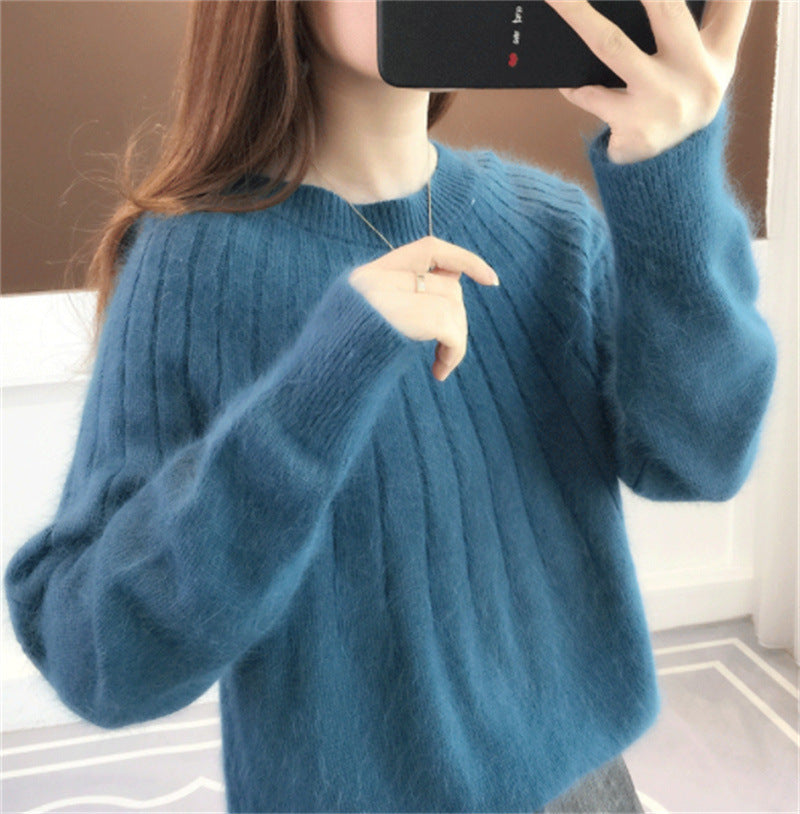 Clara – Suéter de punto de cashmere suave