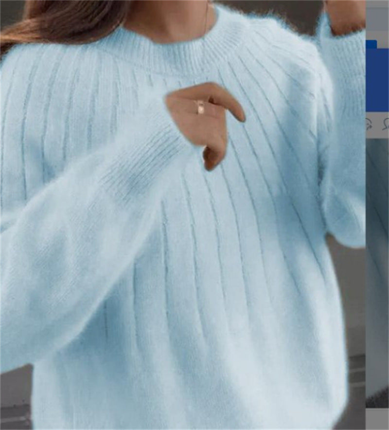 Clara – Suéter de punto de cashmere suave
