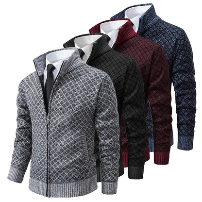 Jakub – Chaqueta de Punto Elegante con Cremallera para Hombre