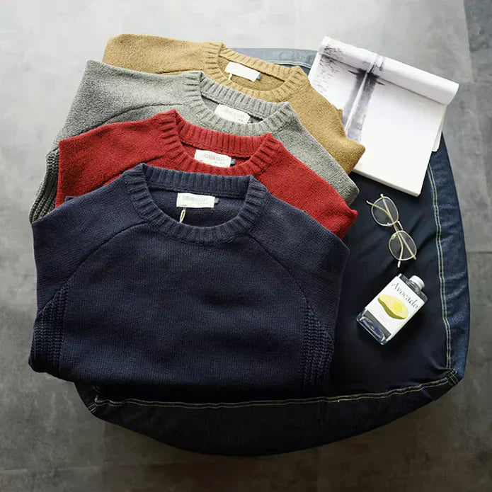 Héctor – Jersey clásico con coderas para hombre