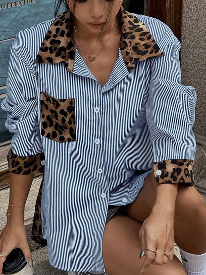 Valentina - Camisa de mujer estampado animal print