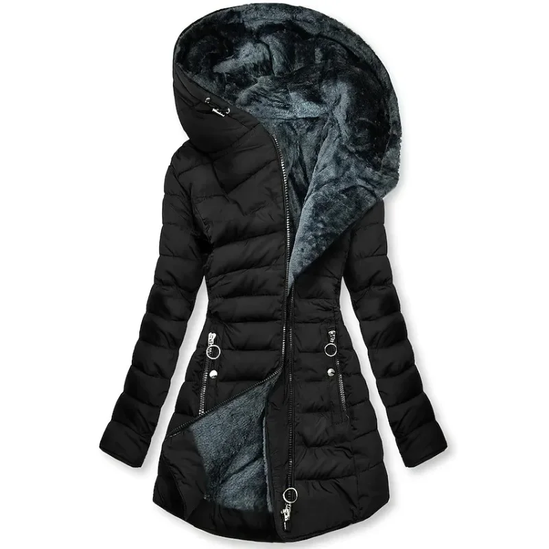 Lucía - Chaqueta acolchada mujer con capucha