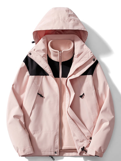 Diego - Chaqueta impermeable de hombre con forro desmontable