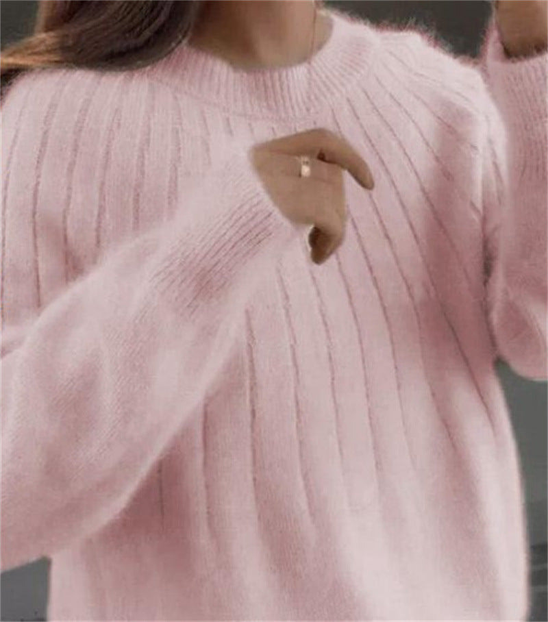 Clara – Suéter de punto de cashmere suave
