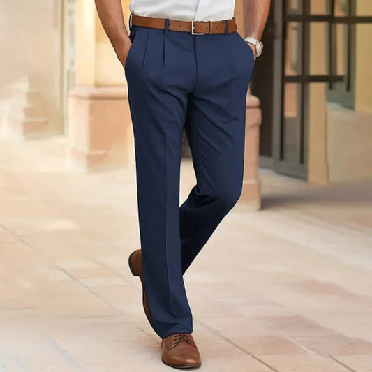 Alejandro - Pantalón de vestir para hombre recto