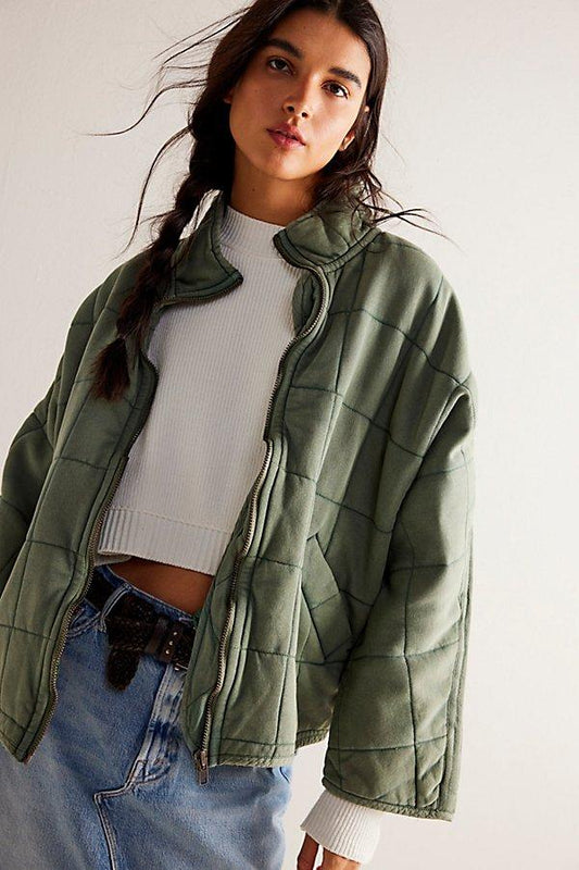 Sara – Chaqueta Acolchada Femenina de Estilo Casual Moderno