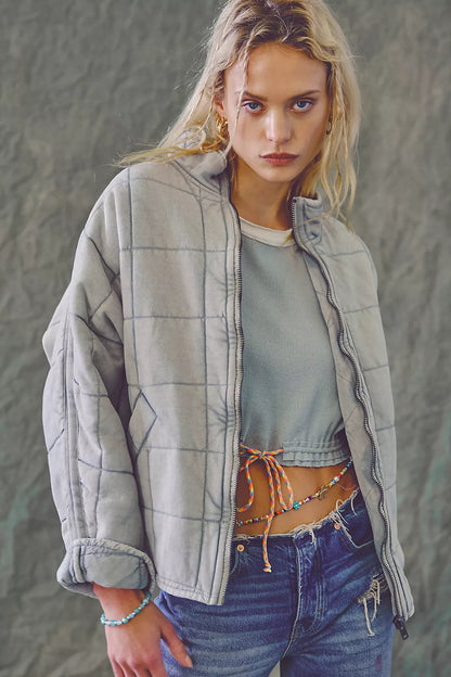 Sara – Chaqueta Acolchada Femenina de Estilo Casual Moderno