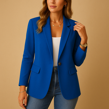 Valeria - Blazer de mujer entallado con solapa clásica