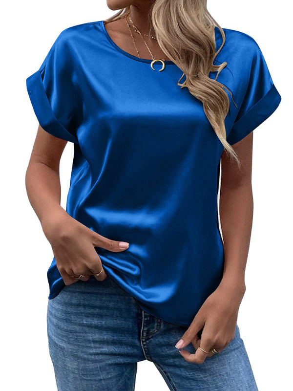 Emmy | Blusa camiseta de raso
