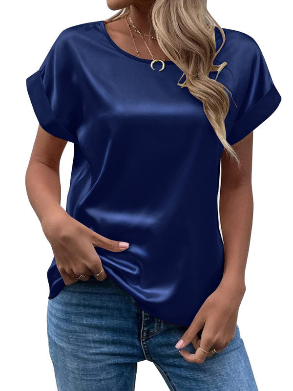 Emmy | Blusa camiseta de raso