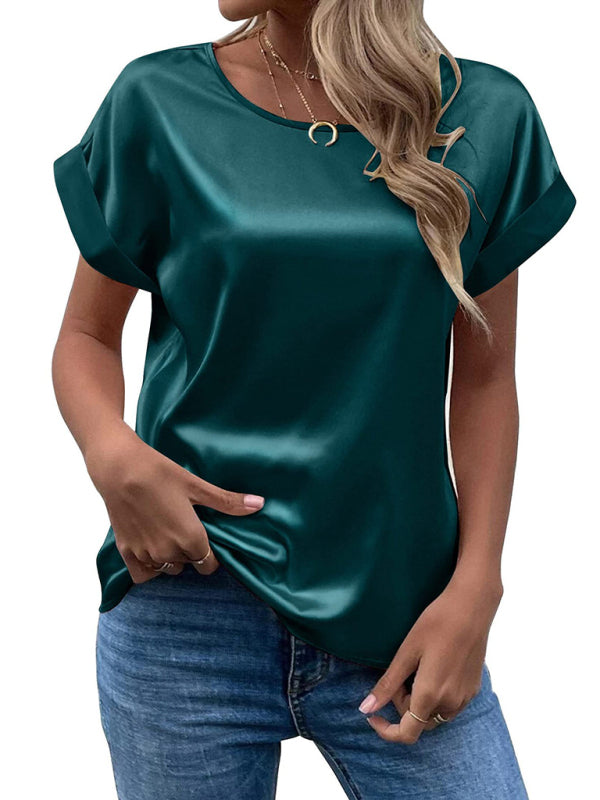 Emmy | Blusa camiseta de raso