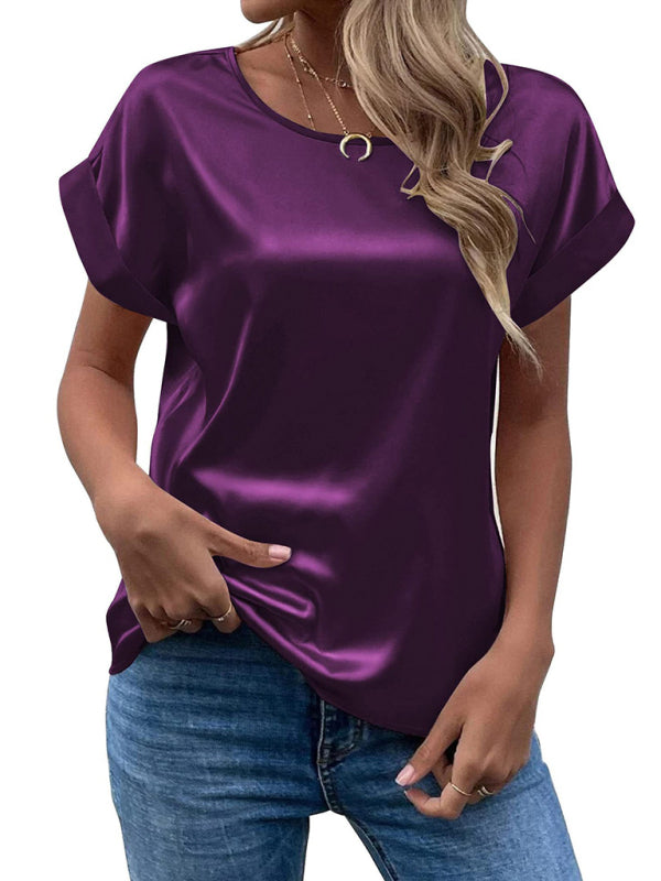 Emmy | Blusa camiseta de raso