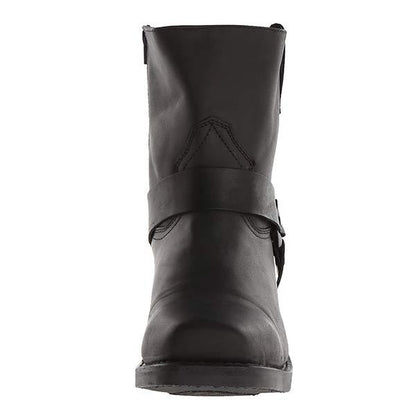 Nikolas - Botas de hombre en cuero estilo biker con hebilla