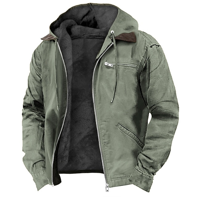 Mateo – Chaqueta con capucha forrada para hombre