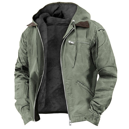 Mateo – Chaqueta con capucha forrada para hombre