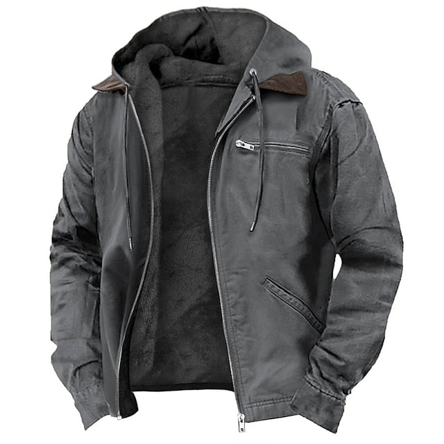 Mateo – Chaqueta con capucha forrada para hombre