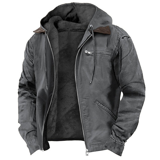 Mateo – Chaqueta con capucha forrada para hombre