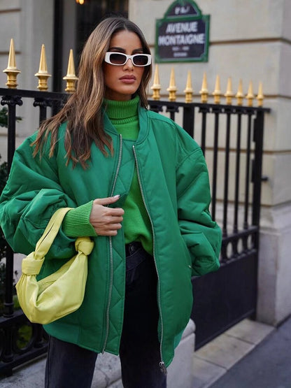 Aurora - Chaqueta bomber para mujer ligera y casual