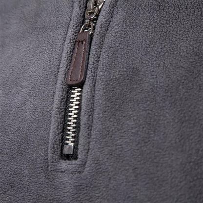 Oliver - Jersey polar con cremallera al cuello hombre