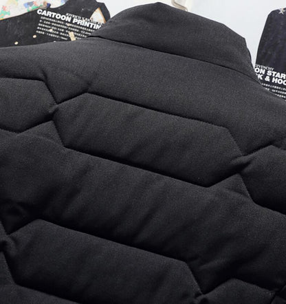 Adrián - Chaqueta de hombre acolchada con cremallera y bolsillos