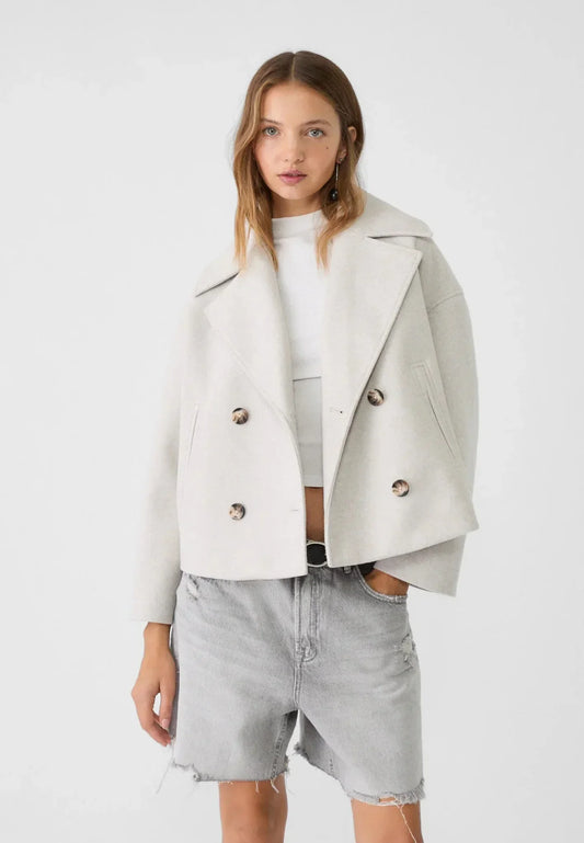 Elena - Chaqueta corta de mujer cruzada