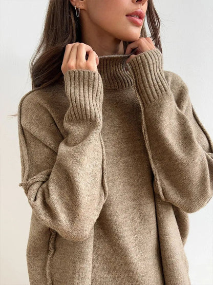 Elisa - Conjunto Mujer De Punto Con Jersey Oversize Y Pantalón Ancho