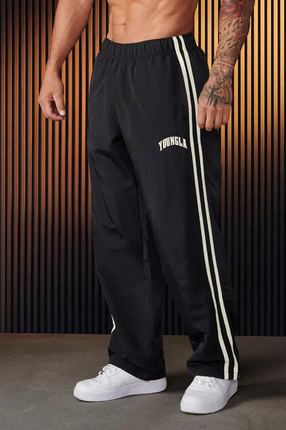 Marco – Pantalones deportivos retro con franjas laterales para hombre
