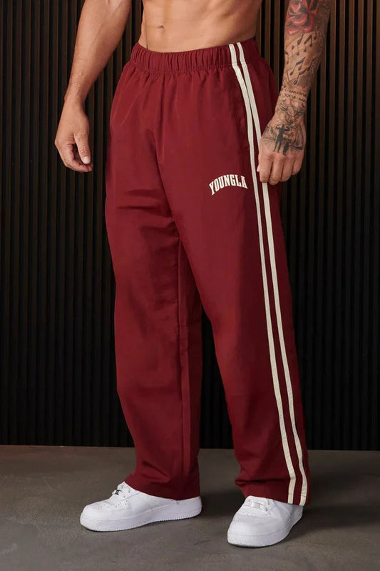 Marco – Pantalones deportivos retro con franjas laterales para hombre