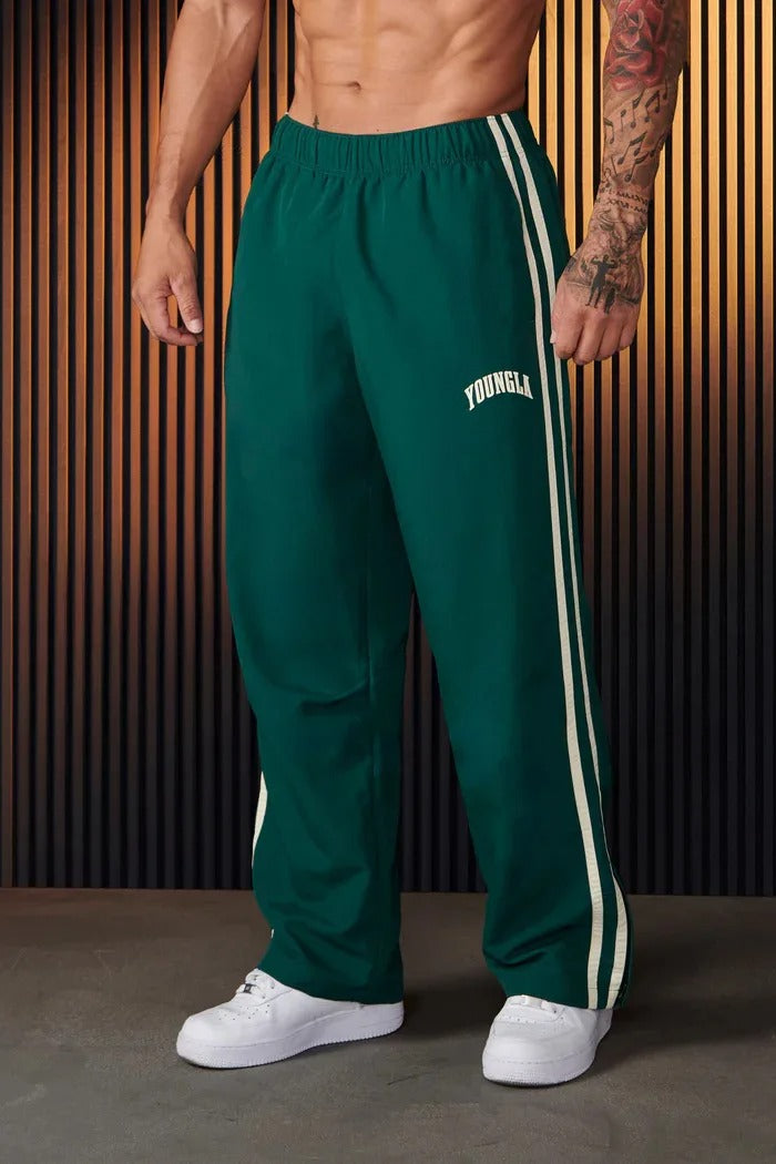 Marco – Pantalones deportivos retro con franjas laterales para hombre