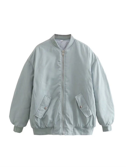 Aurora - Chaqueta bomber para mujer ligera y casual