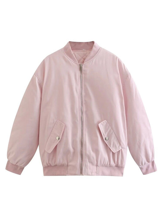 Aurora - Chaqueta bomber para mujer ligera y casual