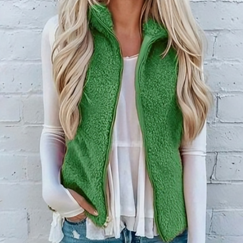 Mira – Chaleco teddy ligero para mujer